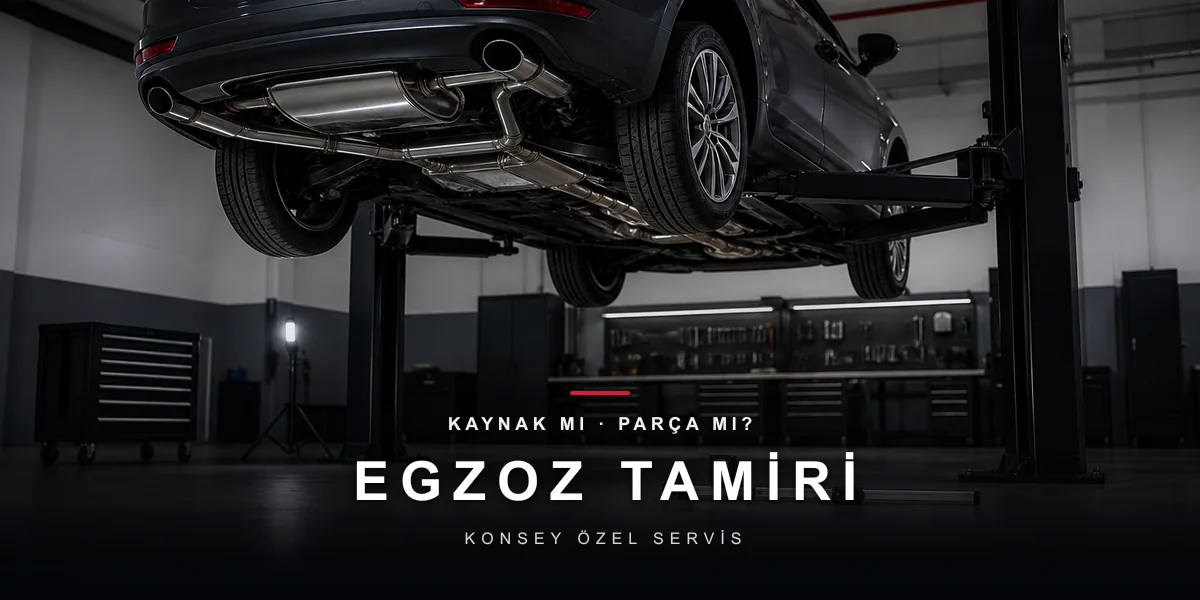 Egzoz tamiri fiyatı ve kaçak kontrolü