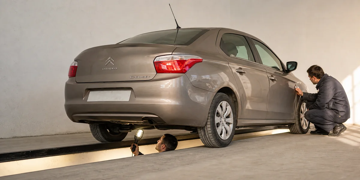Citroën C-Elysée Alım Öncesi Servis Kontrolü