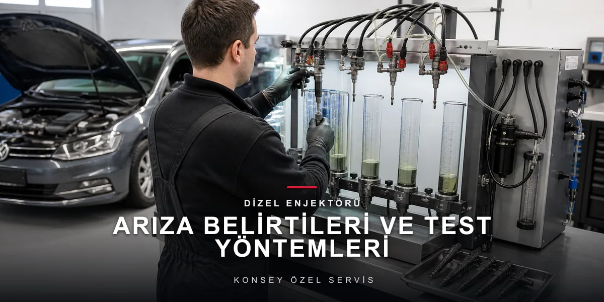 Dizel Enjektör Arızası Nasıl Teşhis Edilir?