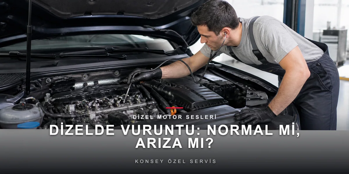 Dizel Motorda Vuruntu Nasıl Teşhis Edilir?