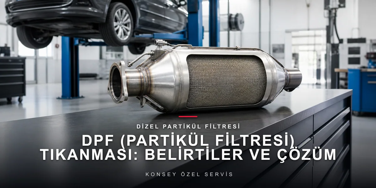 DPF (Partikül Filtresi) Tıkanması: Belirtiler ve Çözüm