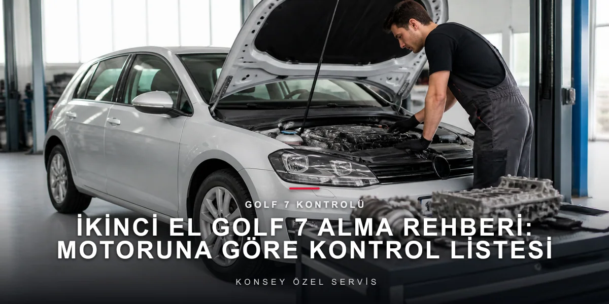 İkinci El Golf 7 Servis Ön Kontrolü