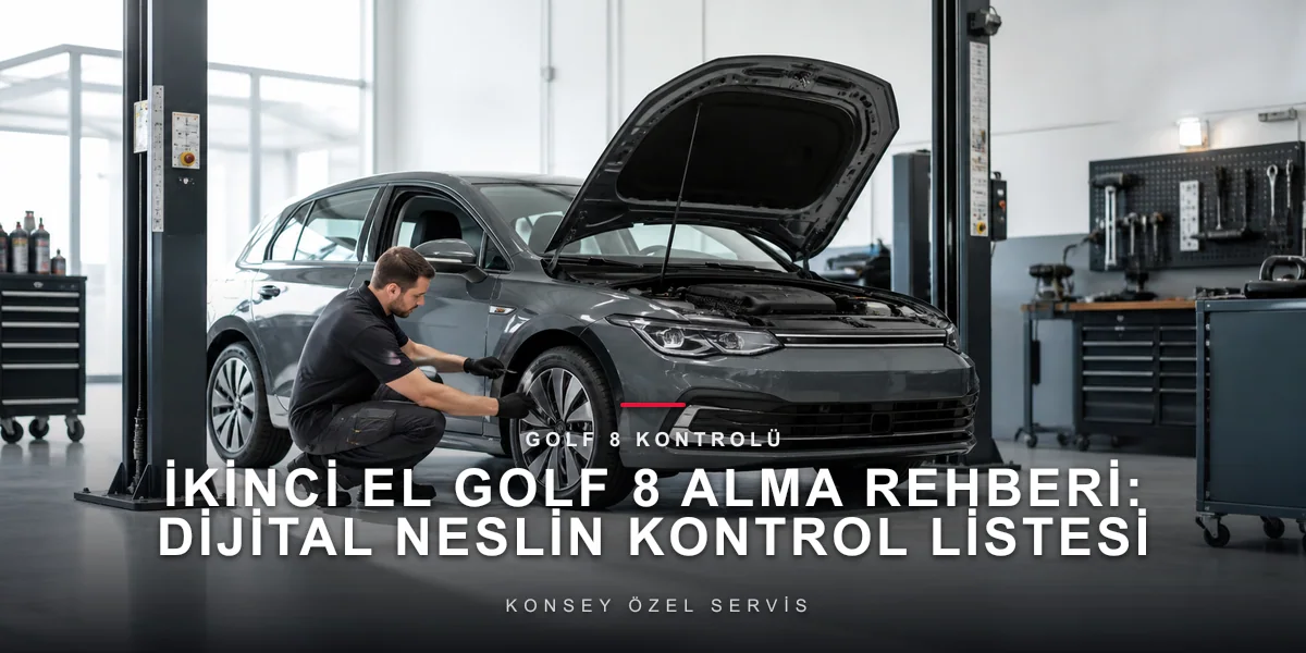 İkinci El Volkswagen Golf 8 Servis Ön Kontrolü