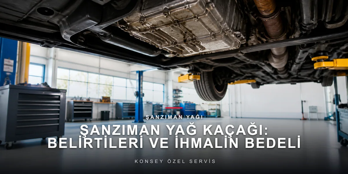 Şanzıman Yağ Kaçağı Nasıl Teşhis Edilir?