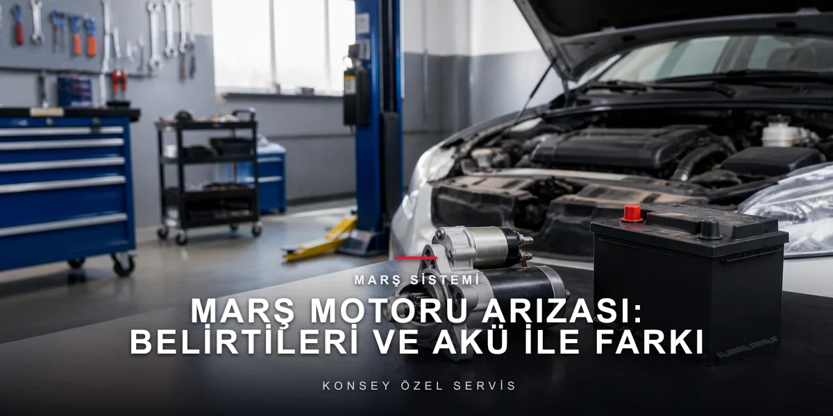 Marş Motoru Arızası Nasıl Teşhis Edilir?