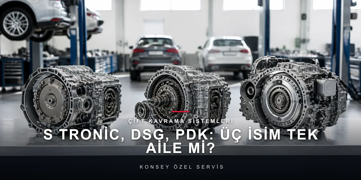 S tronic, DSG ve PDK Arasındaki Farklar