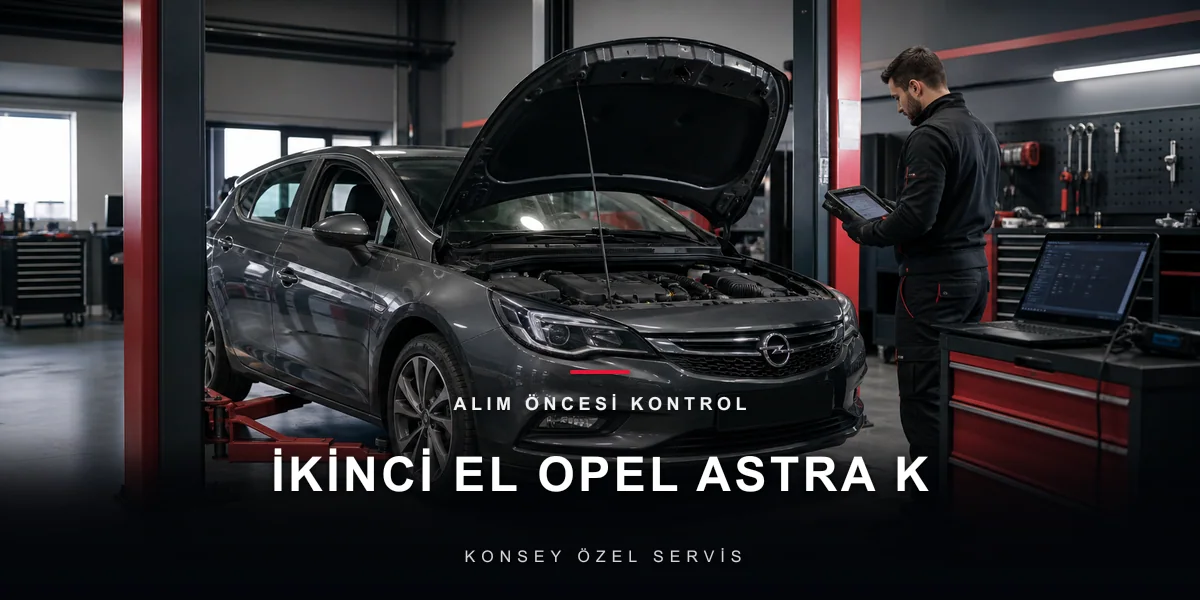 İkinci El Opel Astra K Servis Ön Kontrolü