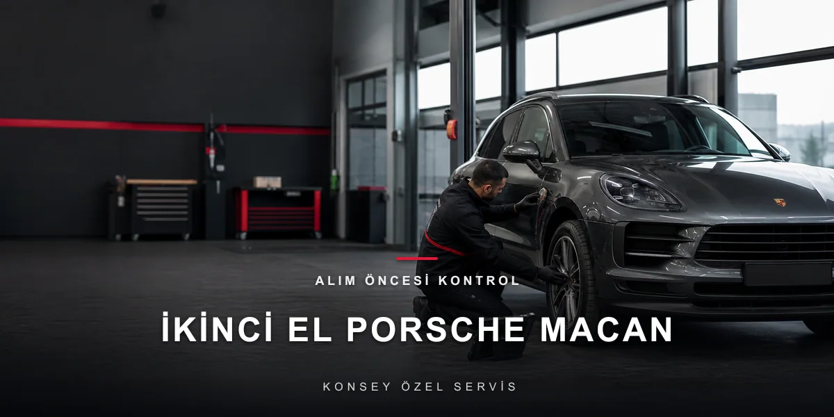 İkinci El Porsche Macan Servis Ön Kontrolü