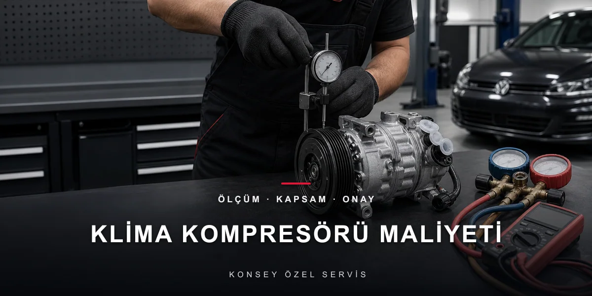 Klima kompresörü fiyatı ve teşhis kapsamı
