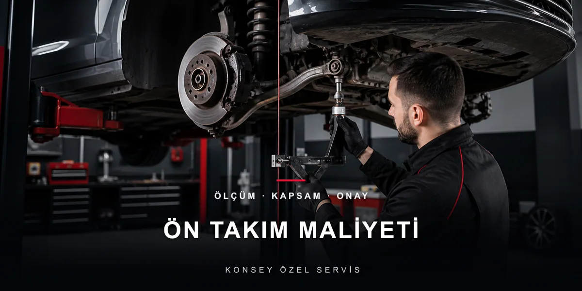 Ön takım fiyatı ve yürür aksam kontrolü