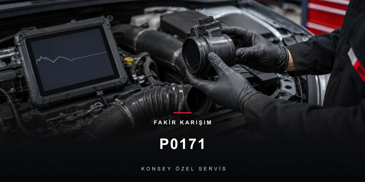 P0171 Arıza Kodu: Fakir Karışım — Hava Kaçağından Debimetreye için Konsey Özel Servis görseli