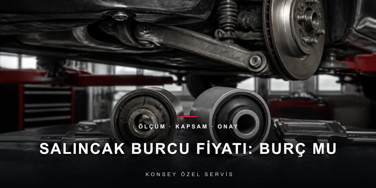 Salıncak burcu fiyatı ve ön takım kontrolü