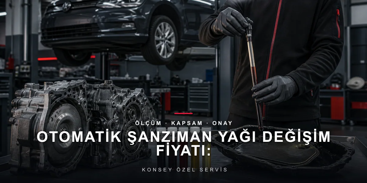 Şanzıman yağı değişim fiyatını etkileyen servis kapsamı