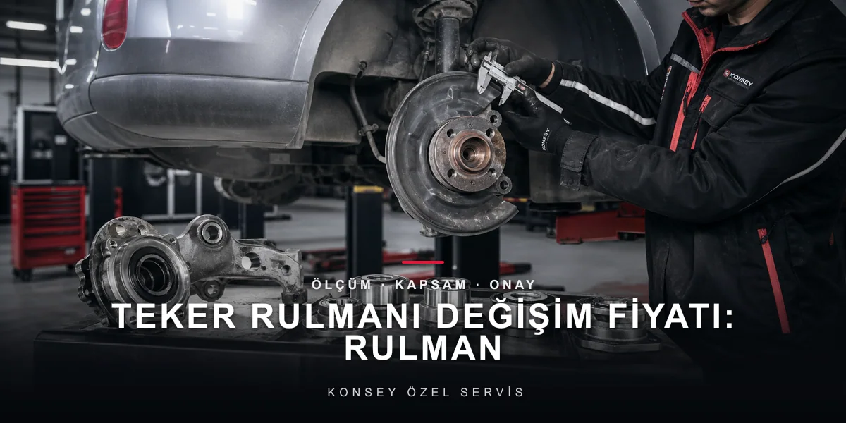 Teker rulmanı fiyatı ve uğultu teşhisi