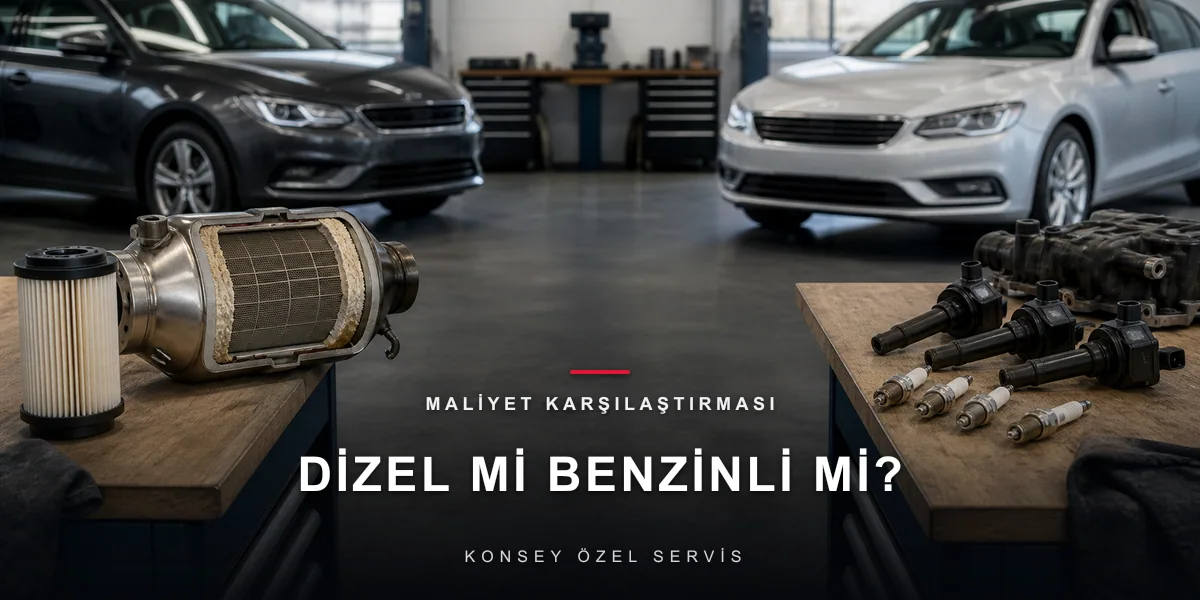 Dizel ve Benzinli Bakım Maliyeti